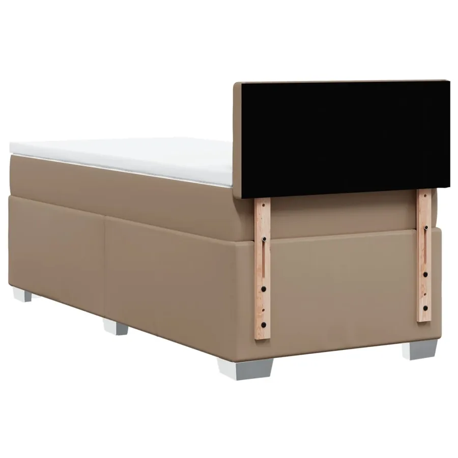 Sommier à lattes de lit avec matelas Cappuccino 100x200 cm - 6