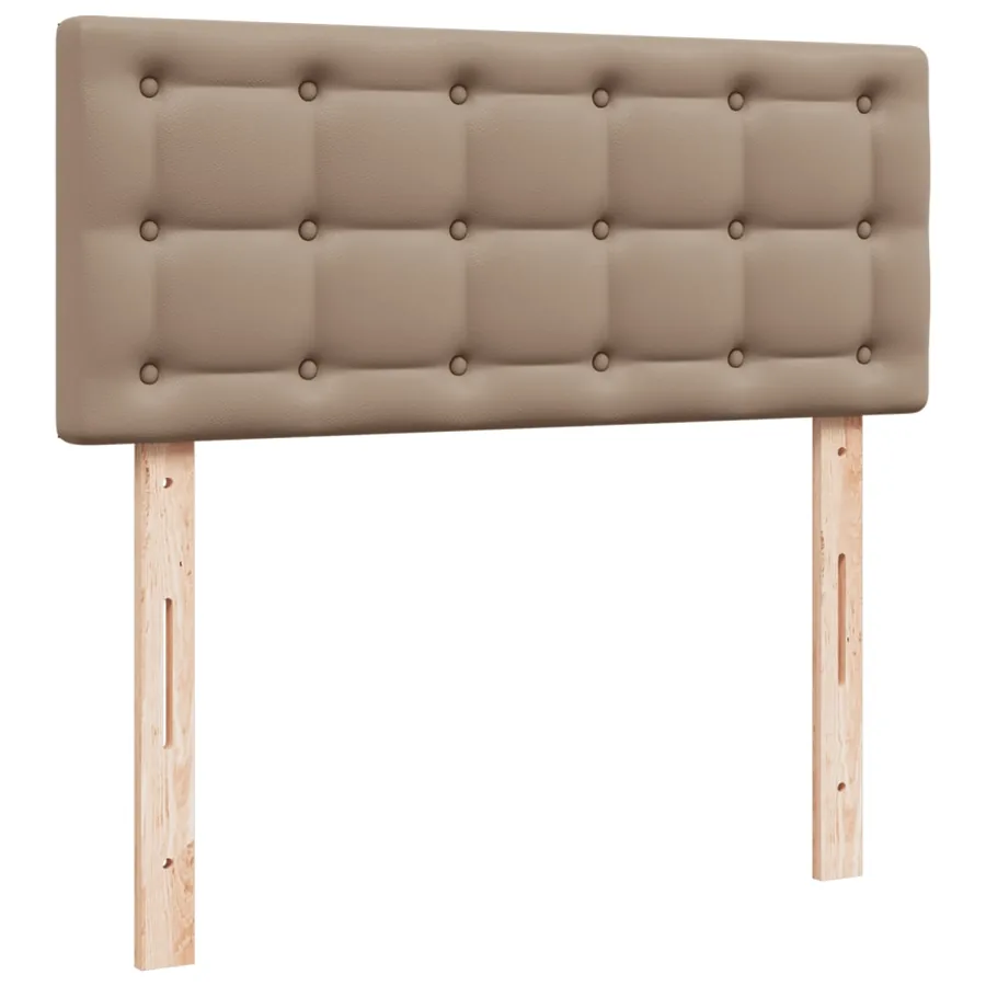 Sommier à lattes de lit avec matelas Cappuccino 100x200 cm - 7