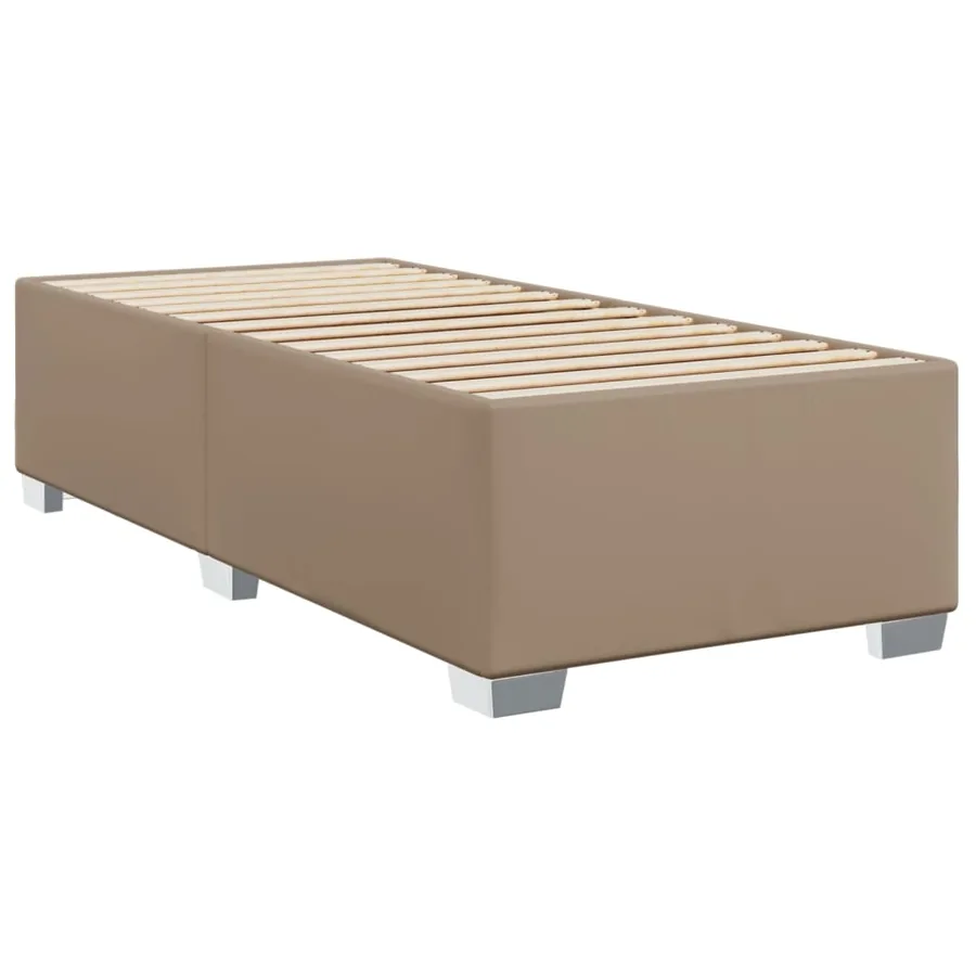 Sommier à lattes de lit avec matelas Cappuccino 100x200 cm - 8