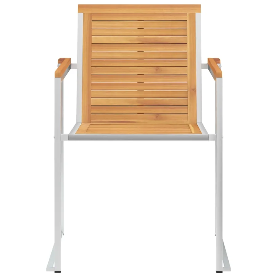 Chaises de jardin lot de 6 avec coussins Bois de teck massif - 5