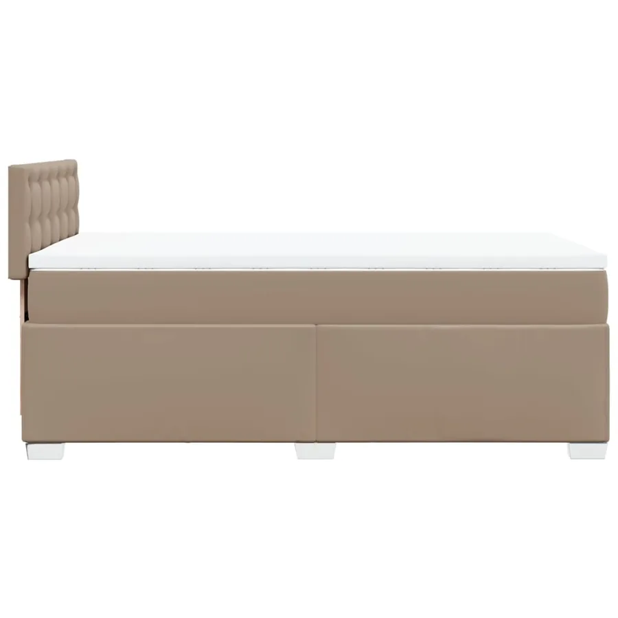 Sommier à lattes de lit avec matelas Cappuccino 100x200 cm - 11