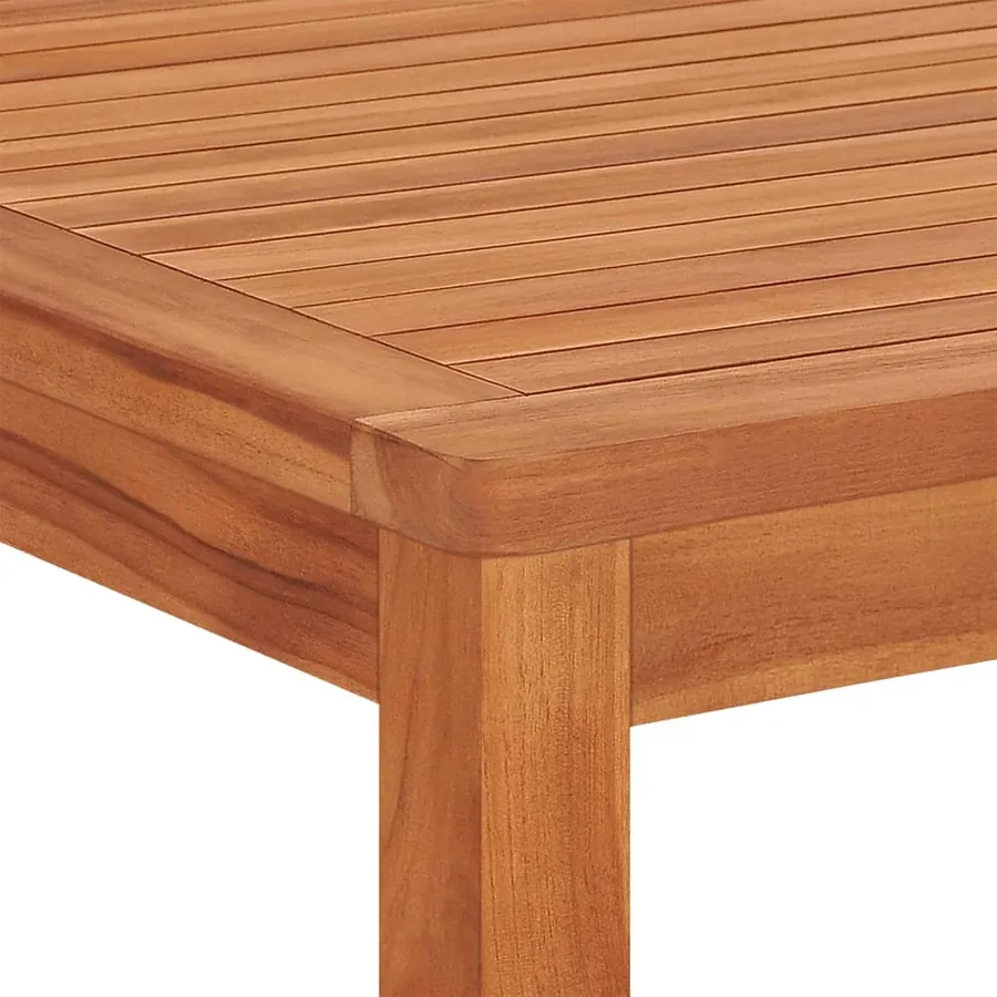 Ensemble à manger de jardin 4 pcs Bois de teck massif - 9