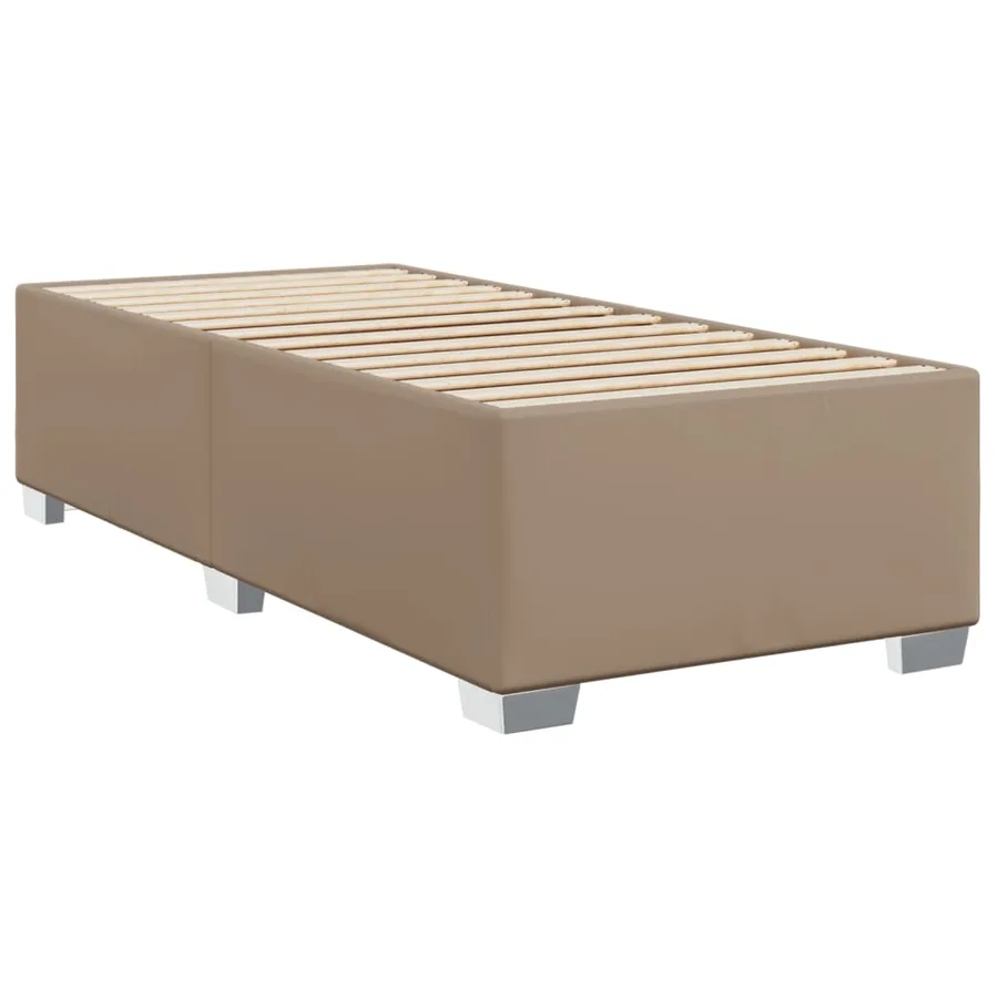 Sommier à lattes de lit avec matelas Cappuccino 90x200 cm - 8