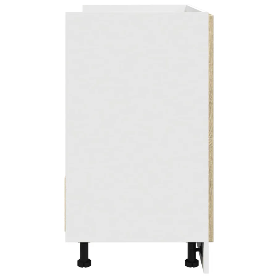 Meuble bas "Lyon" Chêne Sonoma 80 x 46 x 81,5 cm Bois d'ingénierie - 6
