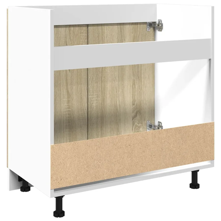 Meuble bas "Lyon" Chêne Sonoma 80 x 46 x 81,5 cm Bois d'ingénierie - 7