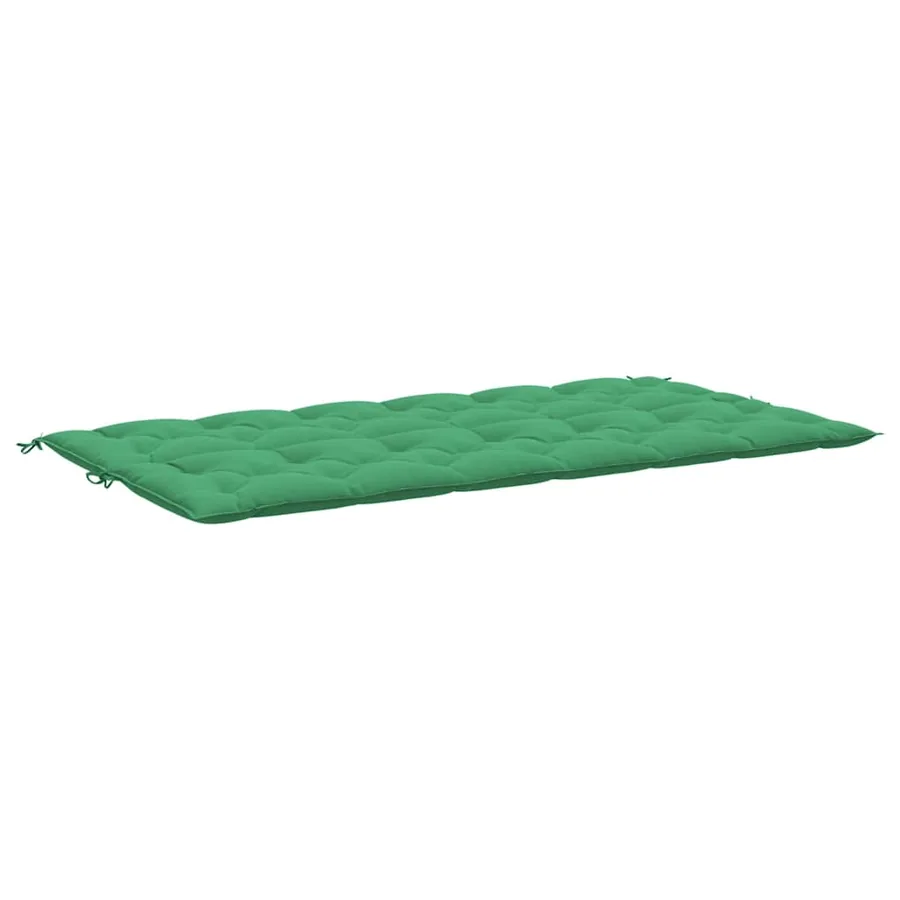 Coussin de banc de jardin vert 200x(50+50)x7 cm tissu oxford - 5