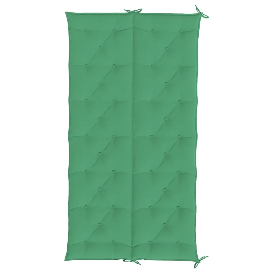 Coussin de banc de jardin vert 200x(50+50)x7 cm tissu oxford - 6