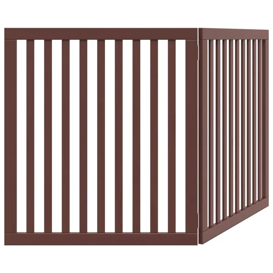 Barrière pour chien pliable 2 panneaux 160 cm bois de peuplier - 6