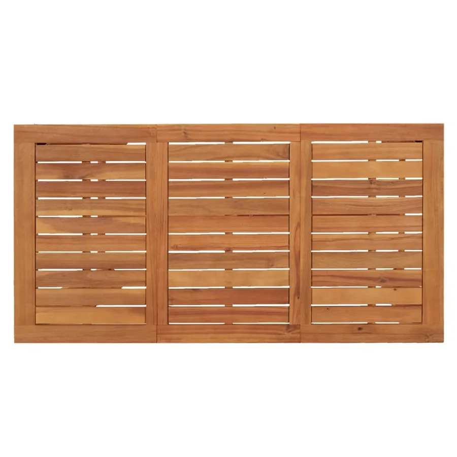 Ensemble de bar de jardin 7 pcs bois d'acacia solide - 7