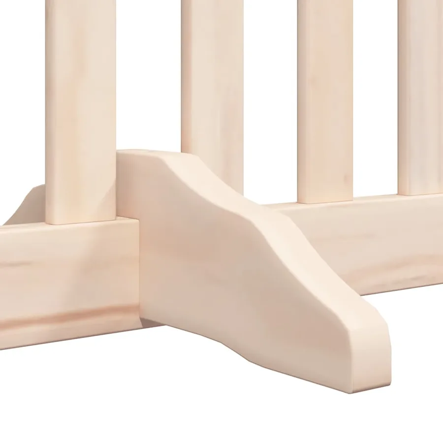 Barrière pour chien porte pliable 12 panneaux bois de peuplier - 6