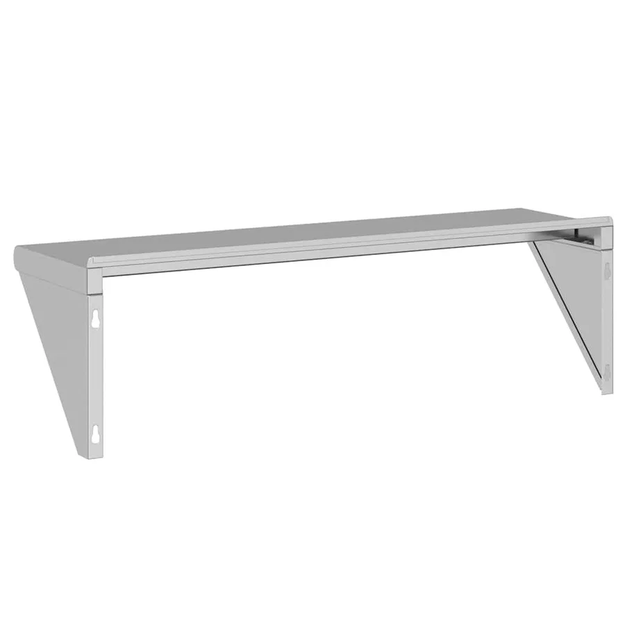 Étagère murale 100x30x31 cm argenté acier inoxydable - 7