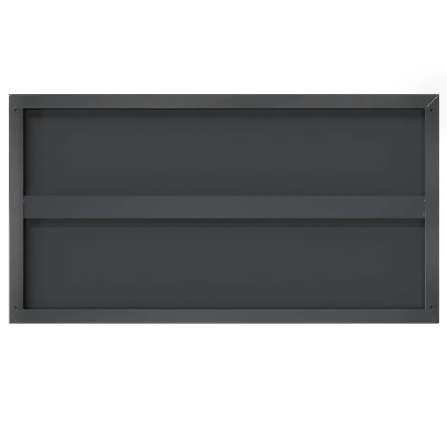 Étagères murales 2 pcs 75x40 cm noir acier inoxydable - 7
