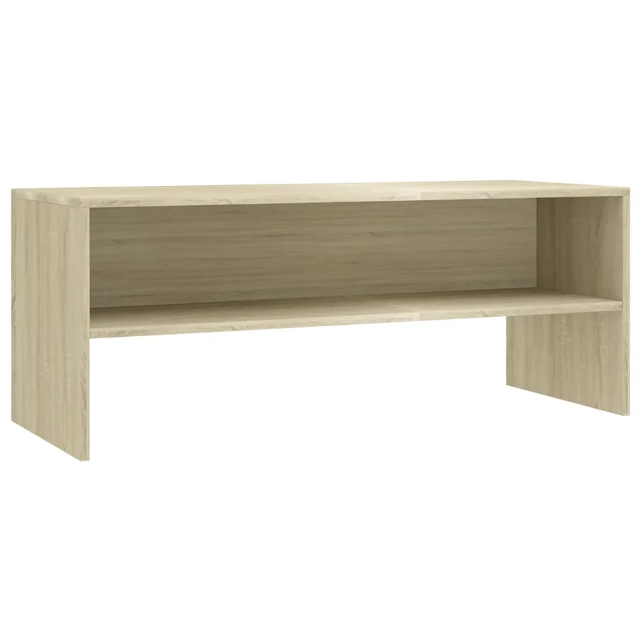 Meuble TV Chêne sonoma 100x40x40 cm Bois d'ingénierie - 3