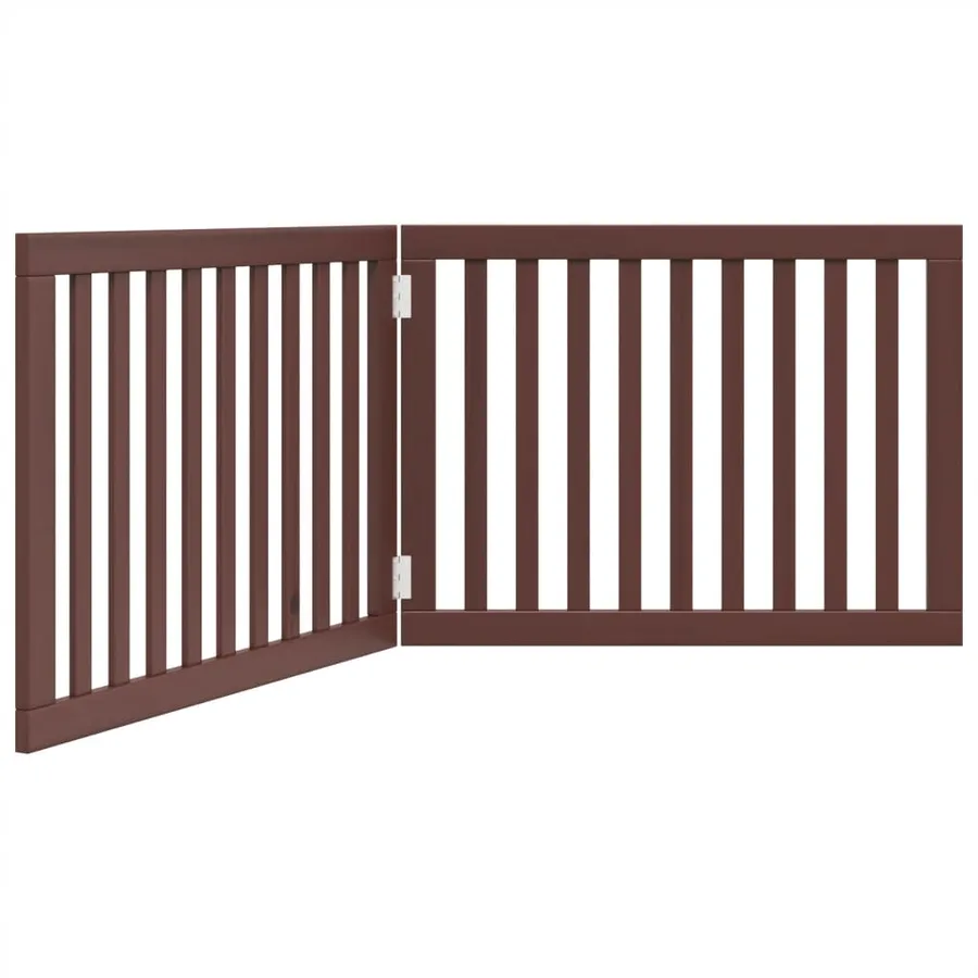 Barrière pour chien pliable 2 panneaux 160 cm bois de peuplier - 2