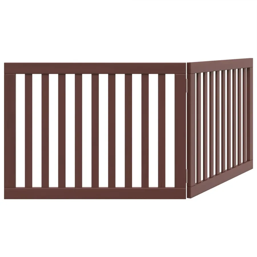 Barrière pour chien pliable 2 panneaux 160 cm bois de peuplier - 6
