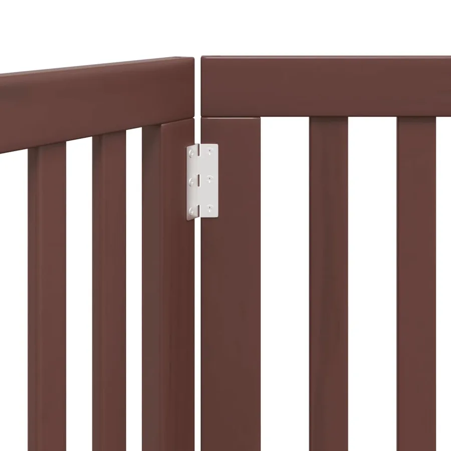 Barrière pour chien pliable 2 panneaux 160 cm bois de peuplier - 8