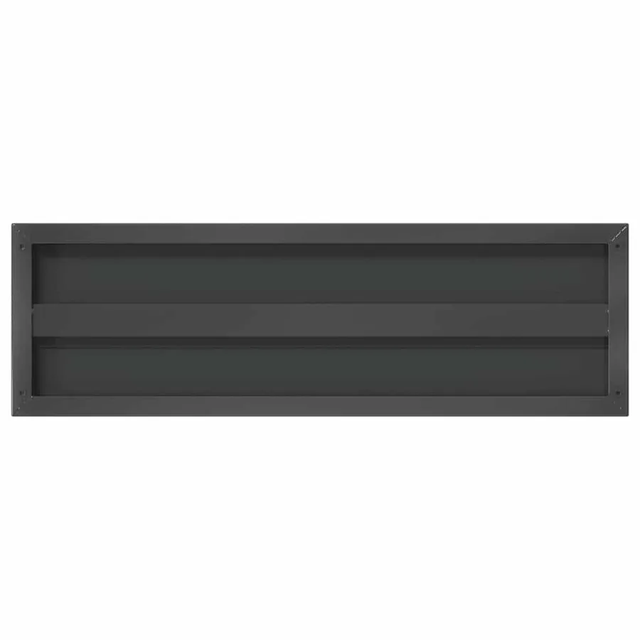 Étagères murales 2 pcs 75x23,5 cm noir acier inoxydable - 7