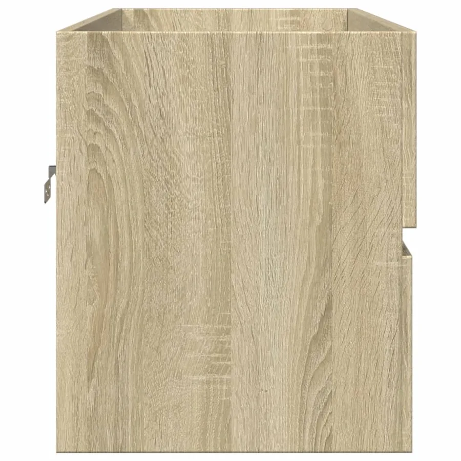 Armoire d'évier Chêne sonoma 90x38,5x45 cm Aggloméré - 5