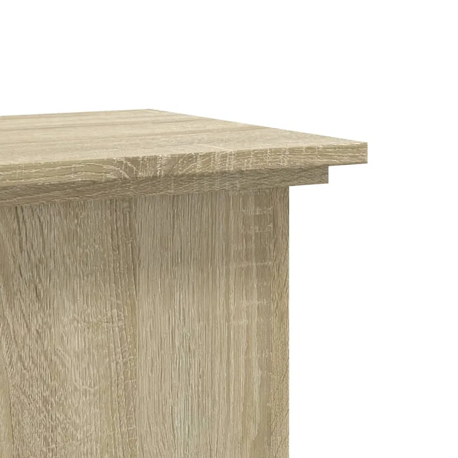Support pour plantes chêne sonoma 33x33x80 cm bois d'ingénierie - 6