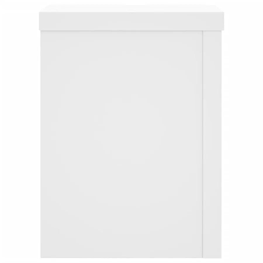 Supports pour plantes 2 pcs blanc 15x15x20 cm bois d'ingénierie - 6