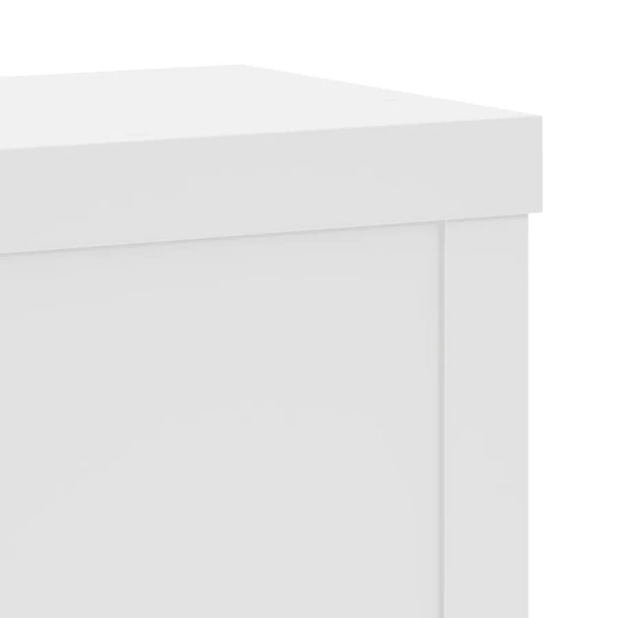 Supports pour plantes 2 pcs blanc 15x15x20 cm bois d'ingénierie - 7