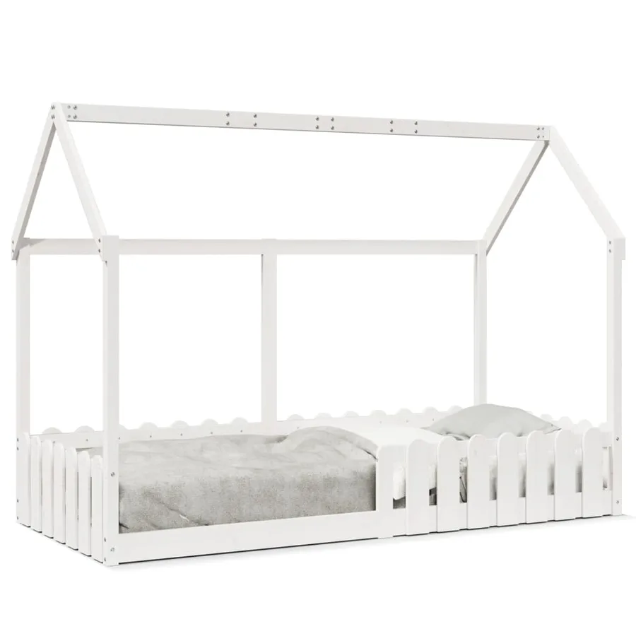 Cadre de lit d'enfants forme de maison sans matelas 90x190 cm - 2