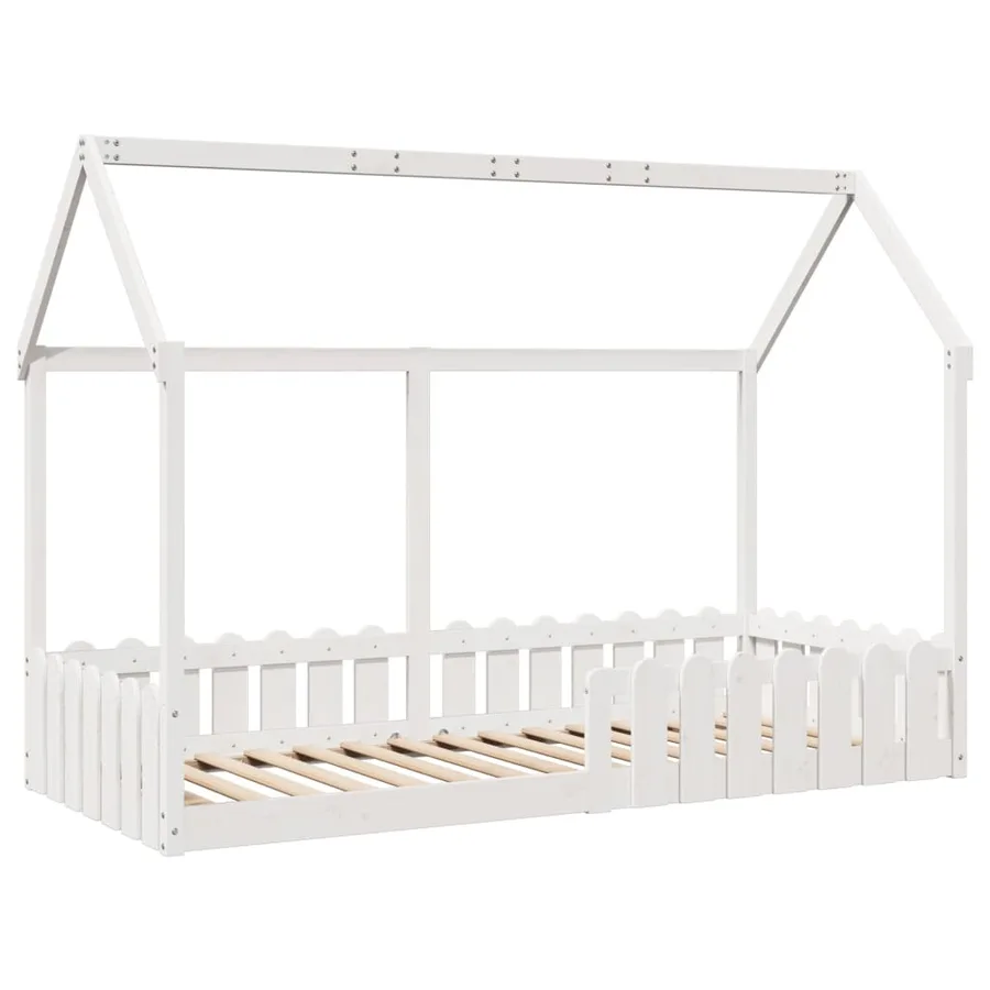 Cadre de lit d'enfants forme de maison sans matelas 90x190 cm - 3