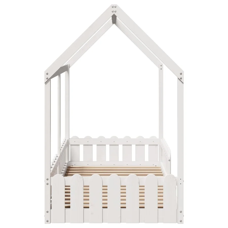Cadre de lit d'enfants forme de maison sans matelas 90x190 cm - 5