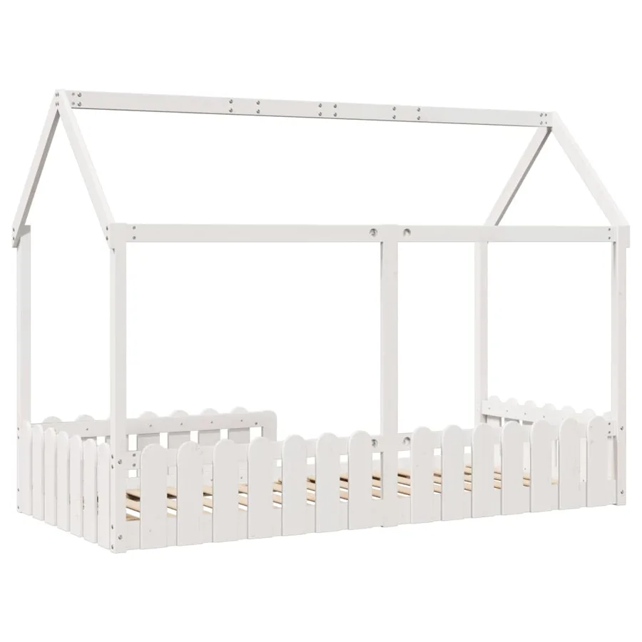 Cadre de lit d'enfants forme de maison sans matelas 90x190 cm - 6