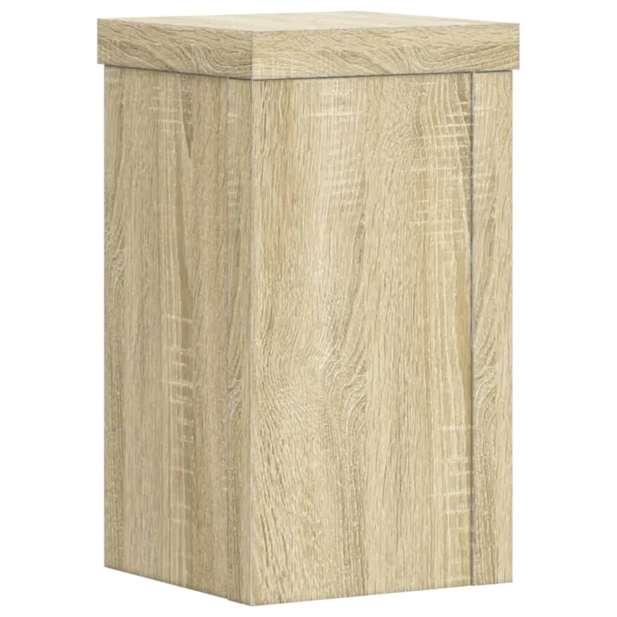 Supports pour plantes 2 pcs chêne sonoma bois d'ingénierie - 3