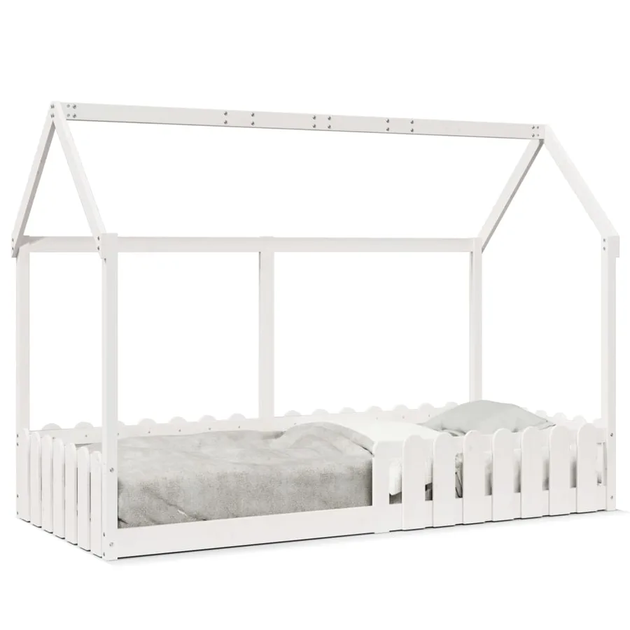Cadre de lit d'enfants forme de maison sans matelas 90x200 cm - 2