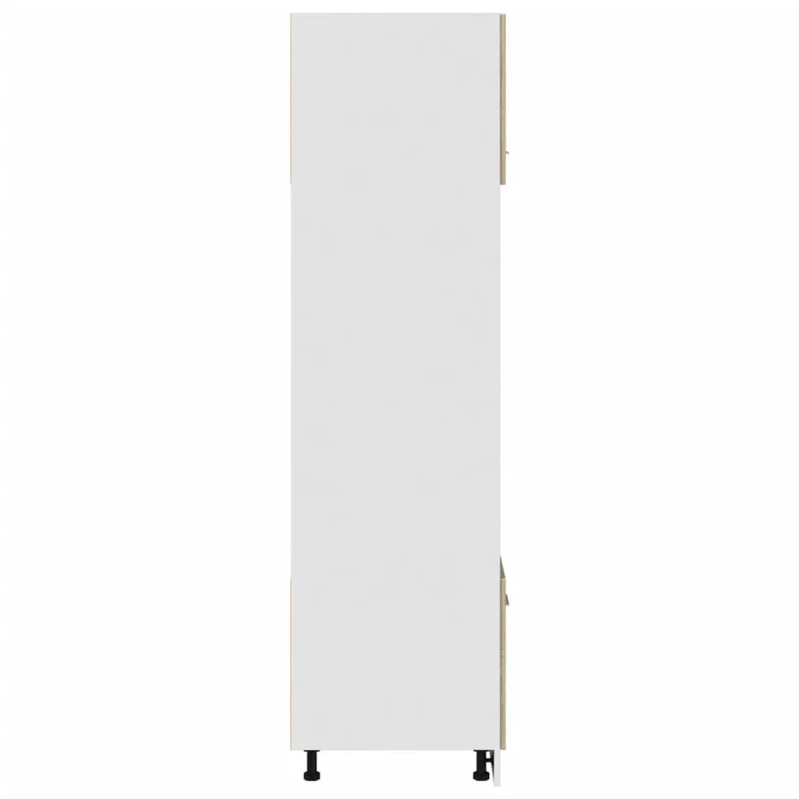 Meuble micro-ondes "Lyon" Chêne Sonoma 60 x 57 x 207 cm Bois d'ingénierie - 6