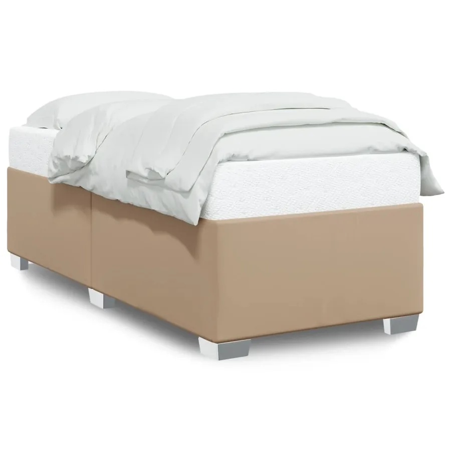 Cadre de lit sans matelas cappuccino 80x200 cm similicuir - 2
