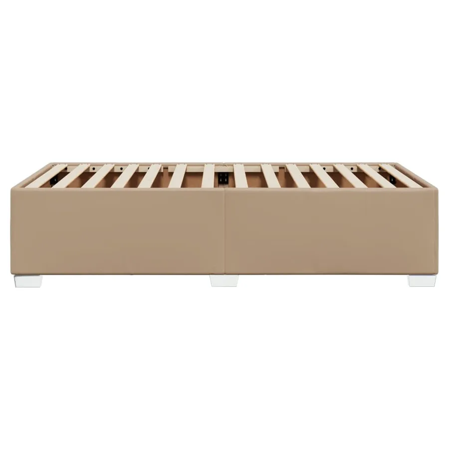 Cadre de lit sans matelas cappuccino 80x200 cm similicuir - 5