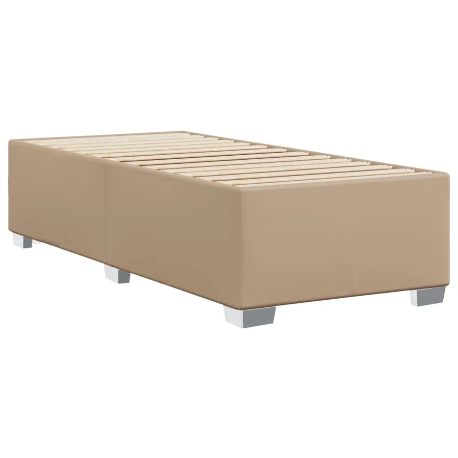 Cadre de lit sans matelas cappuccino 80x200 cm similicuir - 6