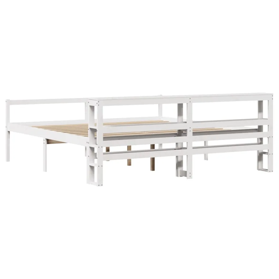 Lit pour personne âgée avec tête de lit sans matelas 200x200 cm - 7
