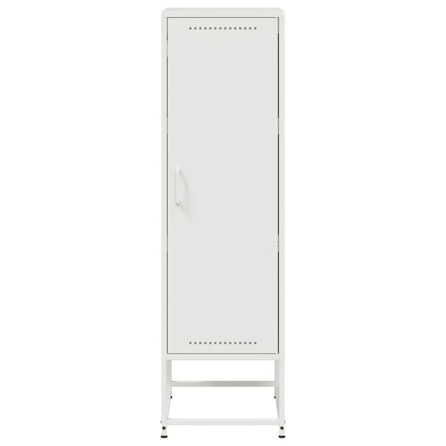 Buffet haut blanc 36x39x123 cm acier - 6