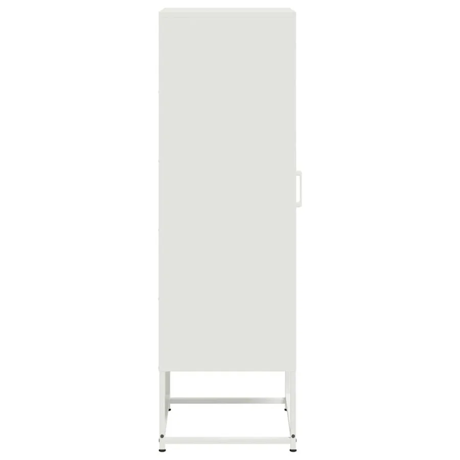 Buffet haut blanc 36x39x123 cm acier - 7