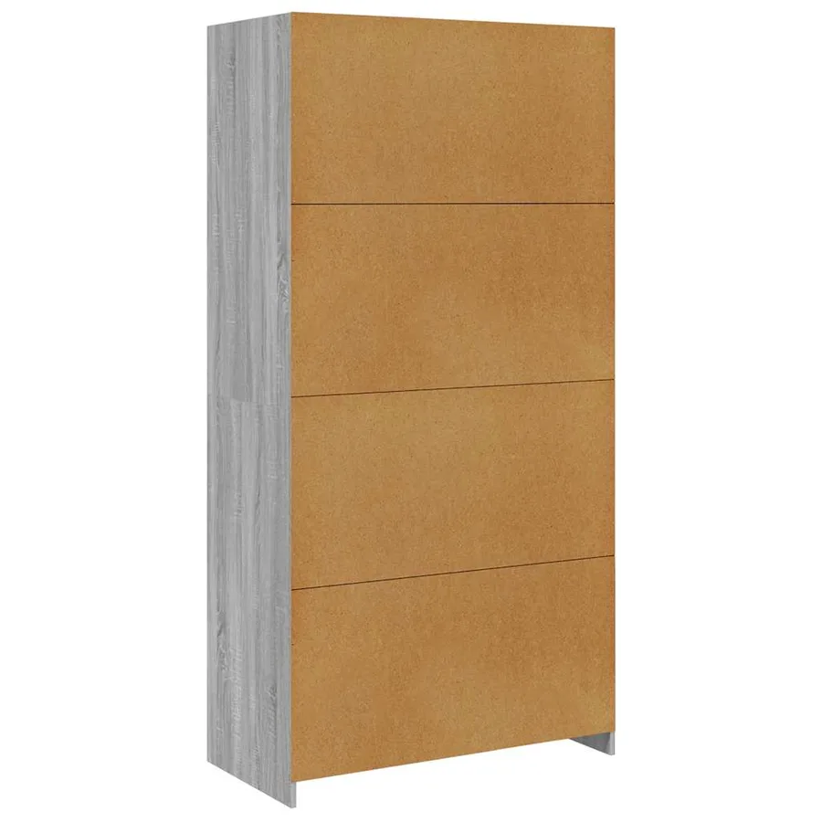 Garde-robe Sonoma gris 100x50x200 cm Bois d'ingénierie - 6