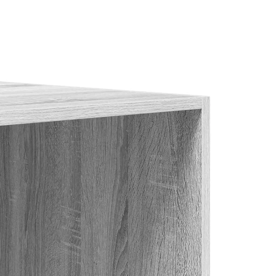 Garde-robe Sonoma gris 100x50x200 cm Bois d'ingénierie - 7