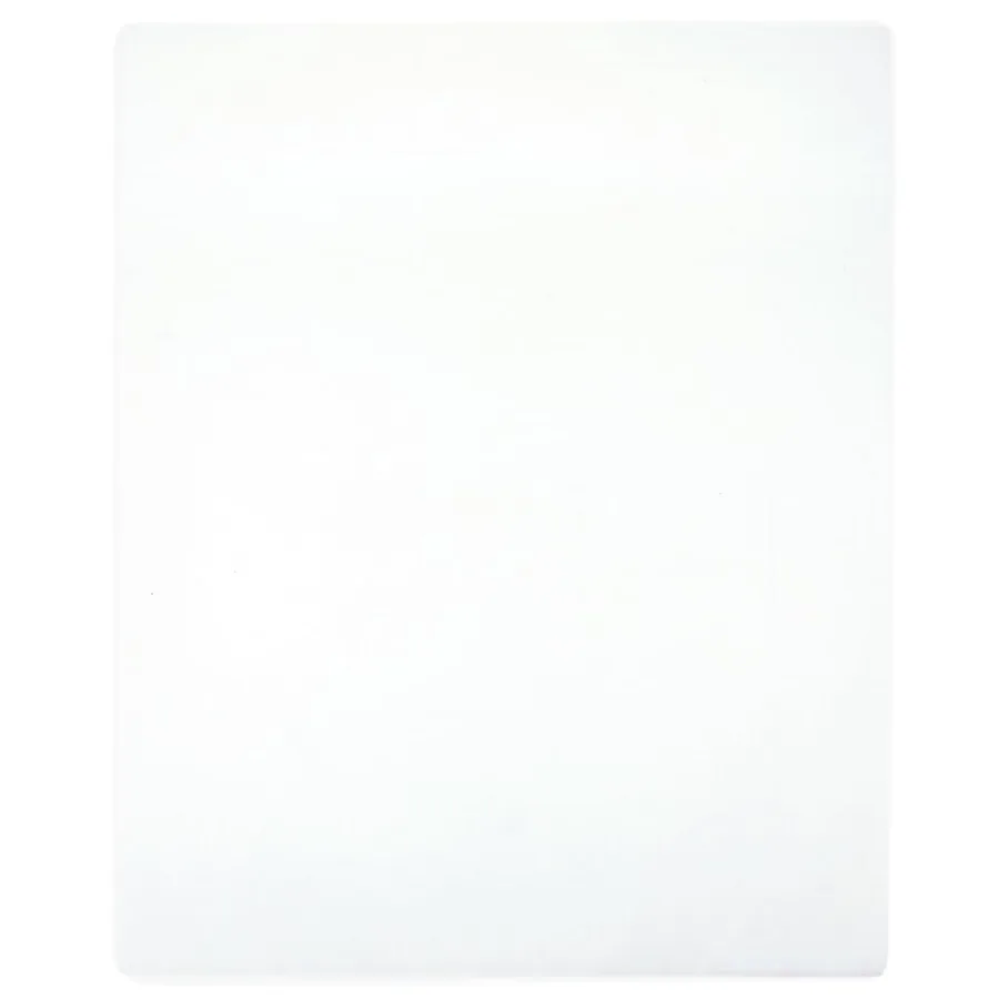 Drap-housse Jersey Blanc 100x200 cm Coton