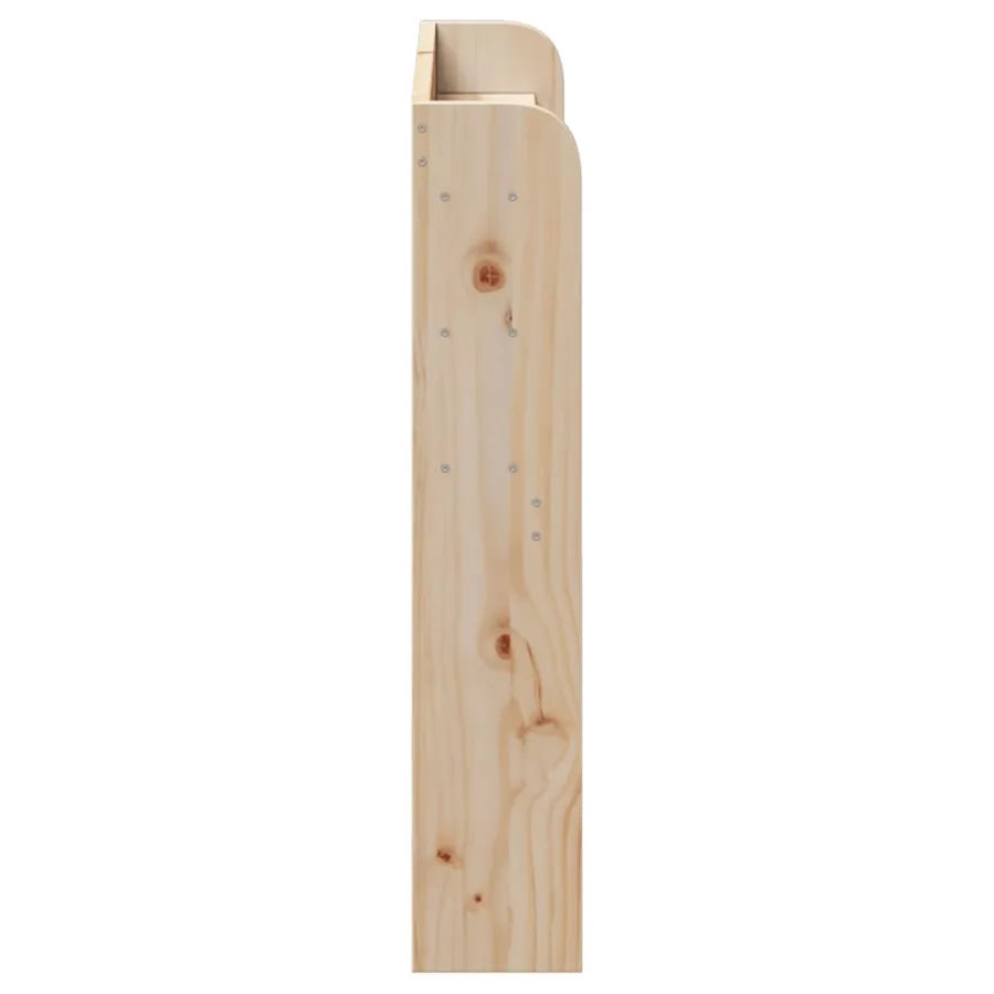 Tête de lit avec étagères 90 cm bois massif de pin - 4