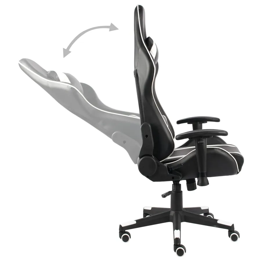 Chaise de jeu pivotante Blanc PVC - 5
