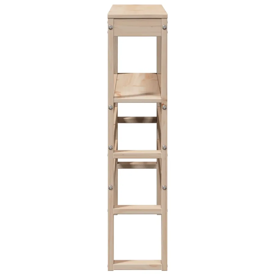 Tête de lit avec étagères 75 cm bois massif de pin - 5
