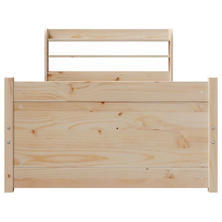 Cadre de lit avec tête de lit sans matelas 75x190 cm - 4