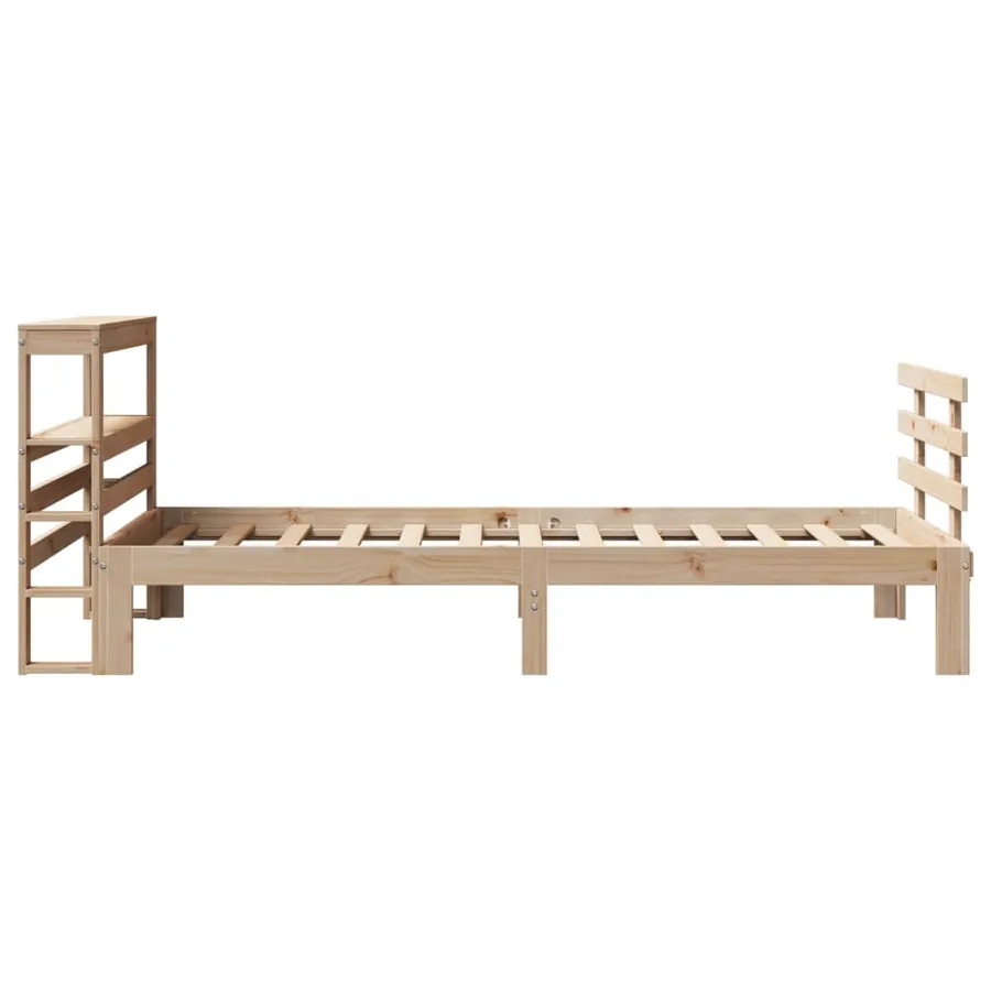 Cadre de lit avec tête de lit sans matelas 75x190 cm - 7