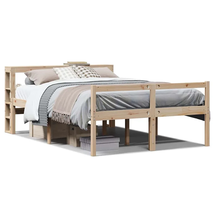 Lit pour personne âgée avec tête de lit sans matelas 160x200 cm - 2