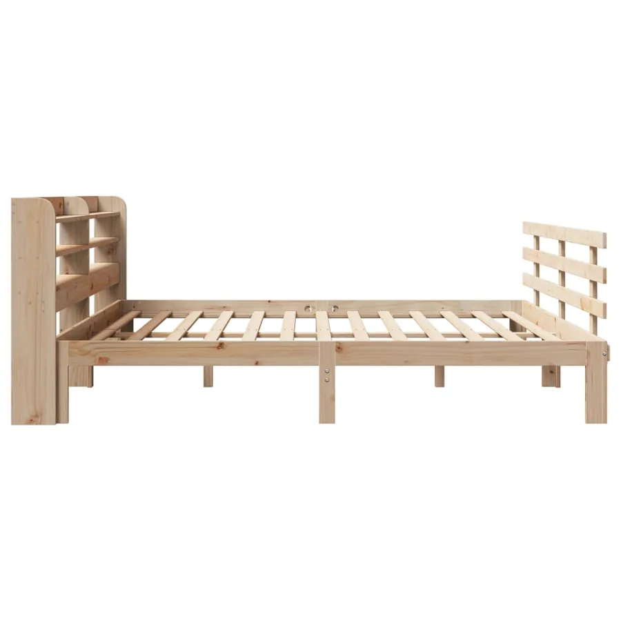 Cadre de lit avec tête de lit sans matelas 200x200 cm - 7