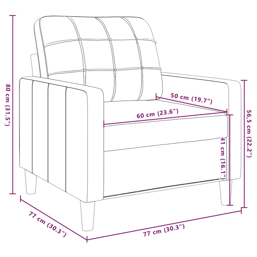 Ensemble de canapés 3 pcs avec coussins Noir Velours - 9