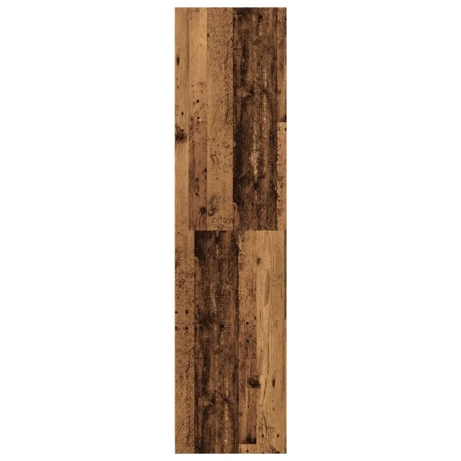Garde-robe vieux bois 30x50x200 cm bois d'ingénierie - 5